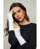 Guanti bianchi in misto lana Lorian