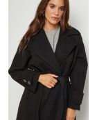 Cappotto lungo nero Neylo
