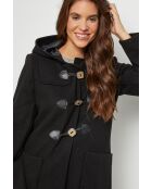 Cappotto lungo nero Alvio