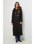 Cappotto lungo nero Alvio