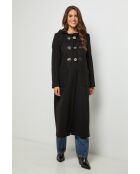 Cappotto lungo nero Alvio