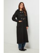 Cappotto lungo nero Alvio