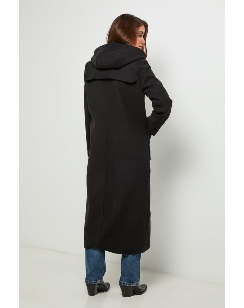 Cappotto lungo nero Alvio