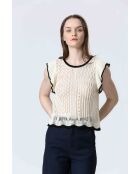 FURI Cremefarbenes Top