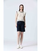 FURI Cremefarbenes Top