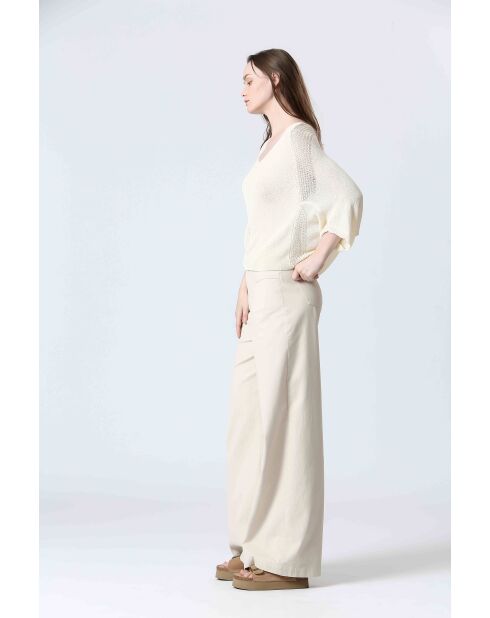 Cremefarbenes GALAN Top