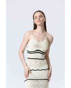 Cremefarbenes SHARONNE Top