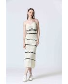 Cremefarbenes SHARONNE Top