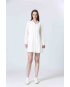 MELANI jurk in gebroken wit