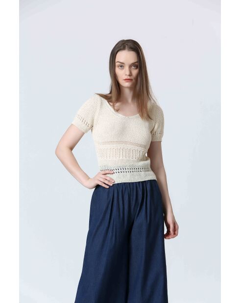 KALIW Cremefarbenes Top