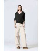 Schwarzer GALAN-Pullover