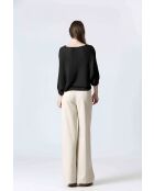 Schwarzer GALAN-Pullover