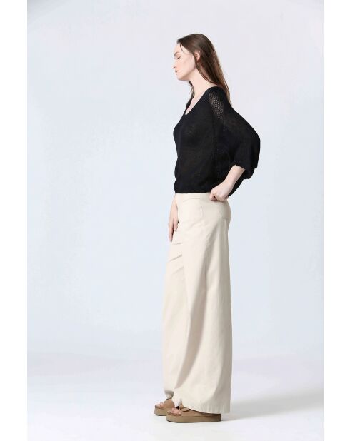 Schwarzer GALAN-Pullover