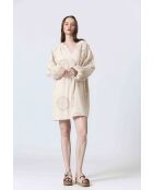 JUSTINNE jurk in gebroken wit