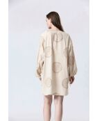 JUSTINNE jurk in gebroken wit