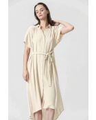 CRUFT jurk in gebroken wit