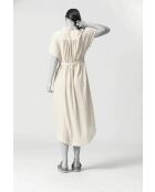 CRUFT jurk in gebroken wit