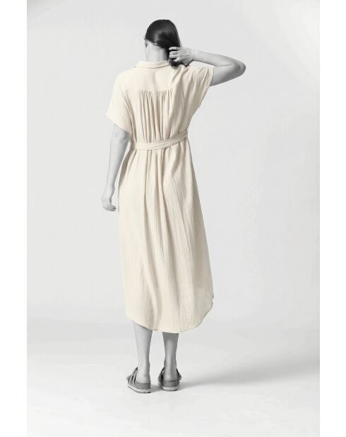 CRUFT jurk in gebroken wit