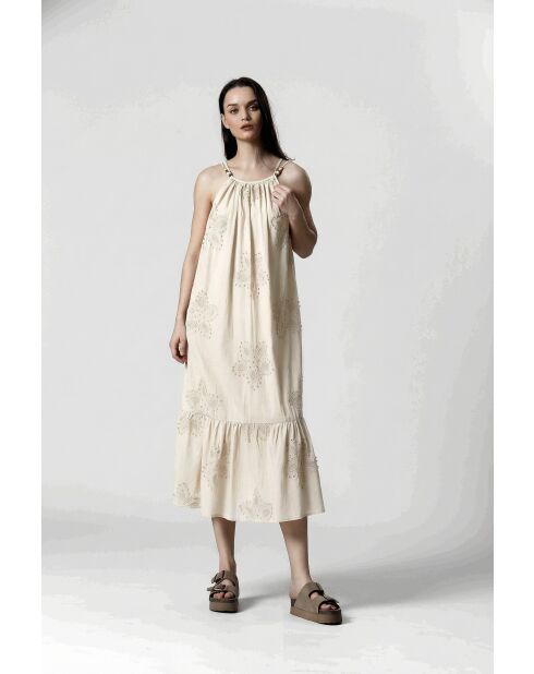 WINN jurk in gebroken wit