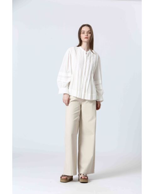 Cremefarbenes MARTAH Top