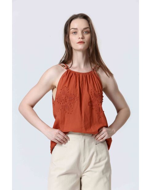 SILVANIA Orangefarbenes Oberteil