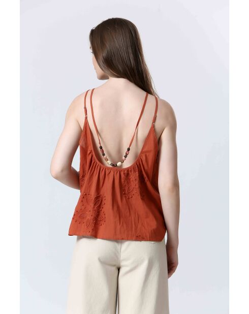 SILVANIA Orangefarbenes Oberteil