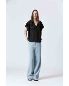 Schwarzes CLAINE Top