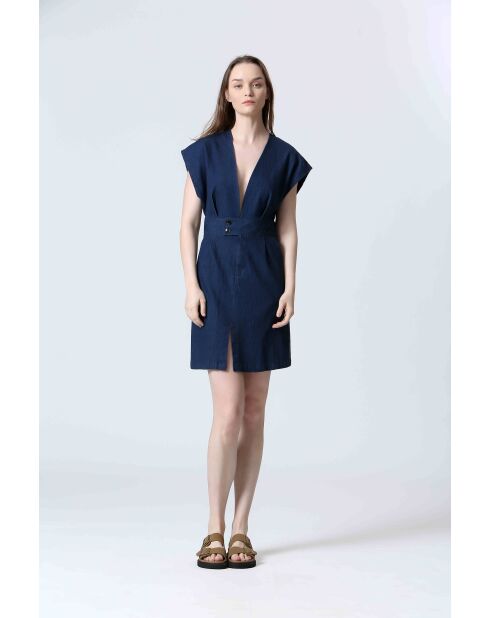 PHANI Dunkelblaues Kleid