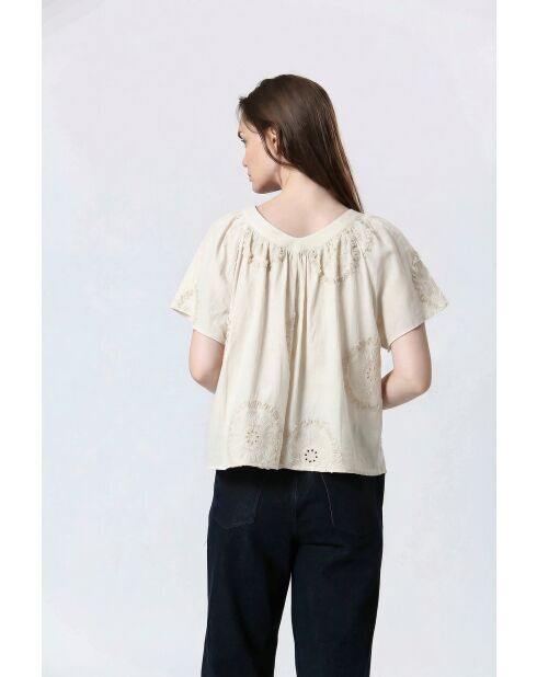 Cremefarbenes MURFIT-Top