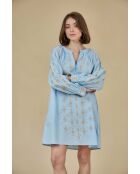 ESPERENCIA blauwe jurk