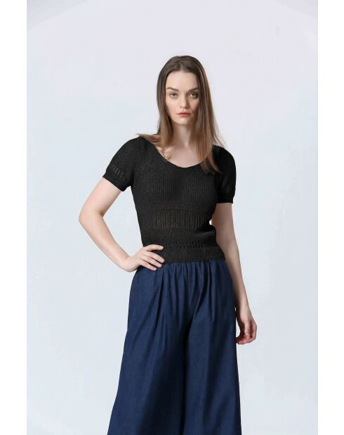 KALIW Schwarzer Pullover