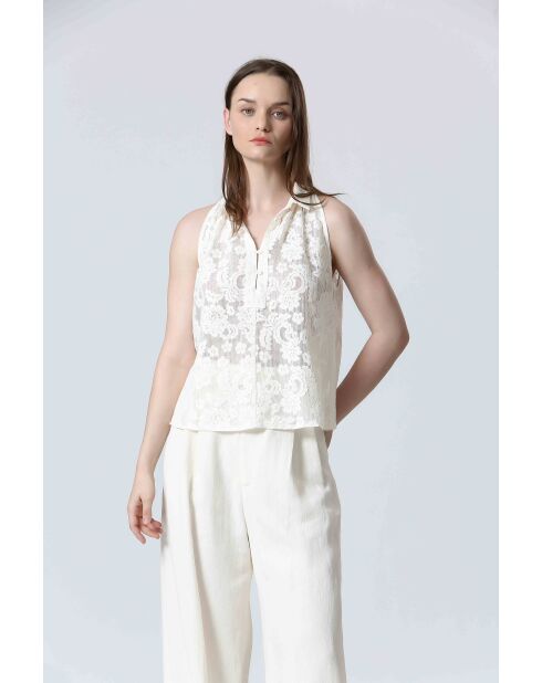 Cremefarbenes FLAVII Top