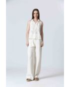 Cremefarbenes FLAVII Top