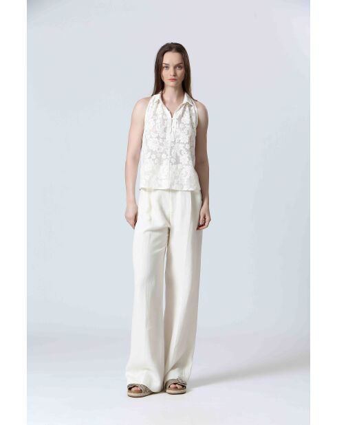 Cremefarbenes FLAVII Top