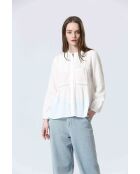 ILUXE Top in gebroken wit