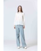 ILUXE Top in gebroken wit