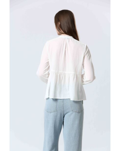 ILUXE Cremefarbenes Top