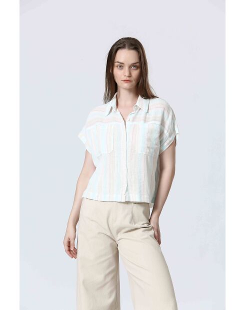 Cremefarbenes BUST-Top