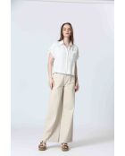 Cremefarbenes BUST-Top