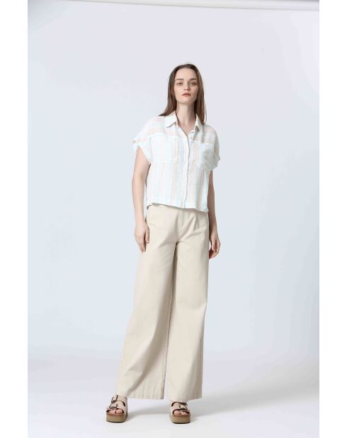 Cremefarbenes BUST-Top