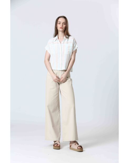 Cremefarbenes BUST-Top