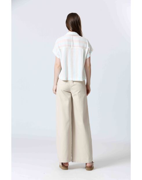 Cremefarbenes BUST-Top