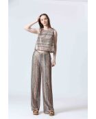 Oranje/gouden RALICE top