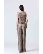 Oranje/gouden RALICE top