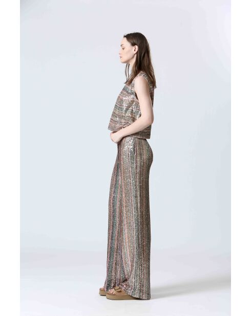 Oberteil RALICE in Orange/Gold