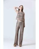 Oranje/gouden RALICE top