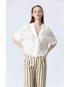 JAHIRA Top in gebroken wit