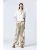 JAHIRA Top in gebroken wit