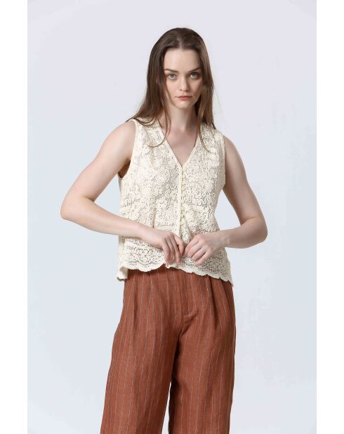 MANCHI beige top