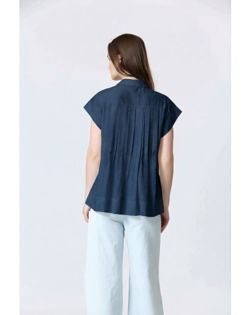 KAIRA Blaues Top